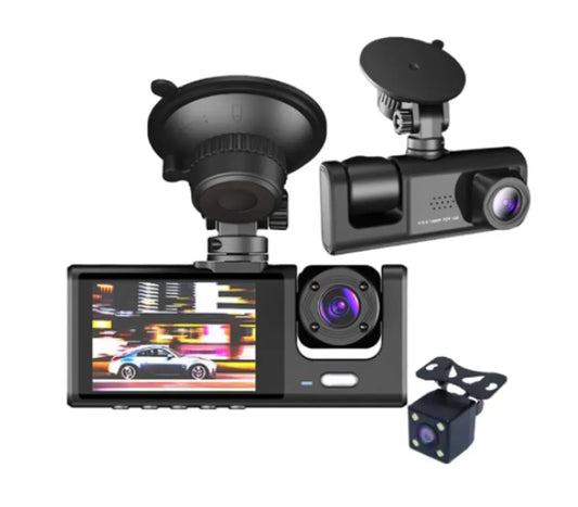 Wifi 1080P Triple Lens Car Dash Camera