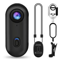 Necklace 1080P Thumb Action Camera with Spring Clip